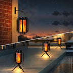 Garden Solar Hanging Lanterns 2-Pack, Classic Outdoor Decor