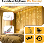 8ft LED Patio String Lights, Waterproof Outdoor