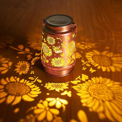 Homemory Solar Lanterns Outdoor Waterproof Sunflower Lights Garden Decor, Birthday Gifts for Women Mom Grandma, LED Hanging Solar Lights for Yard, Patio, Backyard, Porch, Lawn