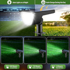 76 LED Solar Yard Spotlights 6-Pack, LED