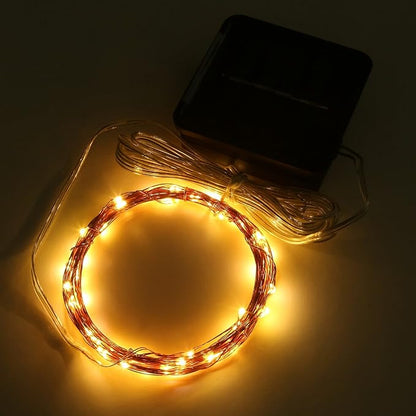 2-Pack Outdoor String Lights, Warm White Waterproof LED
