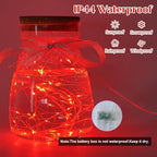 Christmas Fairy Lights 8-Pack, 16ft 50 LED Battery Twinkle Lights
