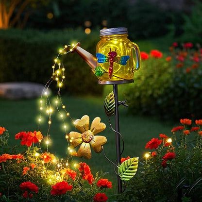 Solar Watering Can Light, Solar Yard Decorations Outdoor,Garden Decor Lights for Yard,IP65 Waterproof Hanging Lantern Lights,Outside Patio Lawn, Gifts for Mom Grandma Women Birthday