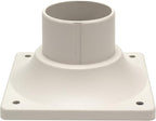 White Fence Post Cap Lights, Solar LED