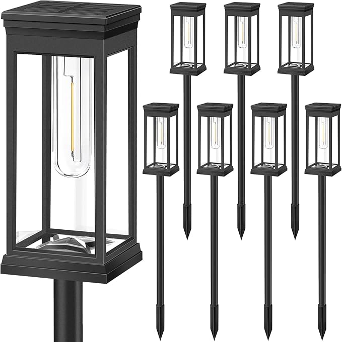 Solar Yard Path Lights, Waterproof