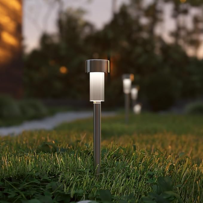 Solar Pathway Lights 12-Pack, Garden LED