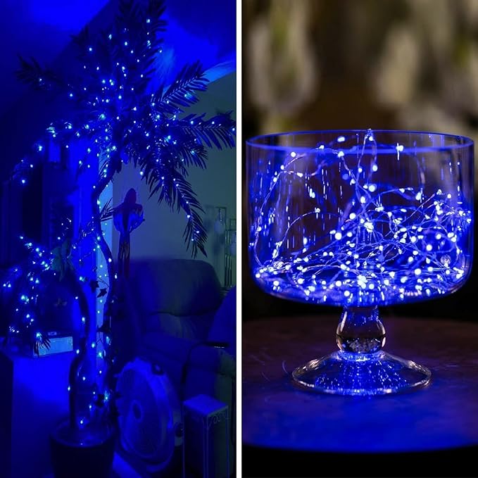 Christmas Backyard String Lights, 16ft 50 LED Waterproof