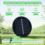 4-Pack Warm White Solar Path Lights, Outdoor Garden LED