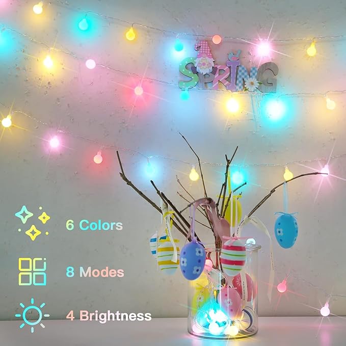 66ft Outdoor Edison String Lights, Weatherproof