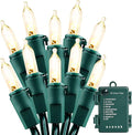 Christmas Porch String Lights, 50 LED Waterproof