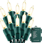 Christmas Porch String Lights, 50 LED Waterproof