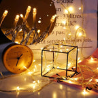 5ft Christmas LED String Lights, Waterproof Timer Lights