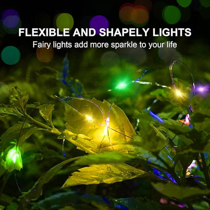 16ft Christmas LED String Lights, Waterproof Timer Lights