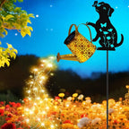 Solar Dog Statue Light, Yard Decor