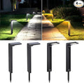 Solar Garden Path Lights 4-Pack, Waterproof