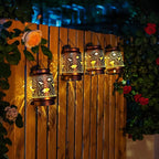 Courtyard Solar Lanterns, Waterproof LED Yard Lights