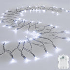 8ft Cool White String Lights for Backyard, Waterproof LED