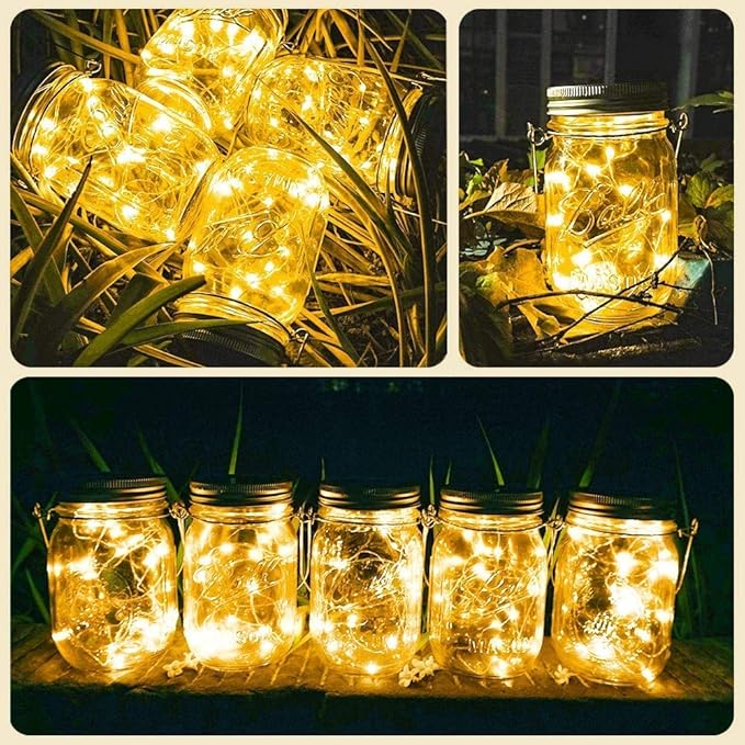 12-Pack LED Patio String Lights, Waterproof Outdoor