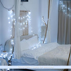 Outdoor String Lights, 33ft White Waterproof LED
