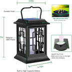Garden Solar Hanging Lanterns 4-Pack, Decorative Outdoor Decor