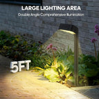 Solar Pathway Lights 4-Pack, Yard LED
