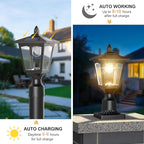Solar Post Cap Lights for Fence, LED