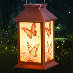 Butterfly Solar Pendant Light, Outdoor