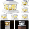 6-Pack Bright Solar Post Cap Lights for Deck, LED