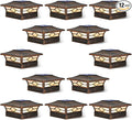 Solar Fence Post Caps 12-Pack, Patio LED