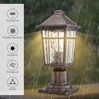 Solar Post Cap Lights, Waterproof