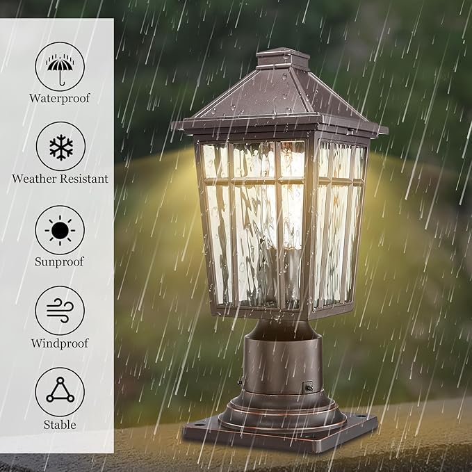 Solar Post Cap Lights, Waterproof