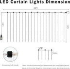 Warm White Yard String Lights, 20ft Weatherproof LED