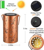 Hummingbird Solar Porch Lanterns, Elegant Waterproof LED