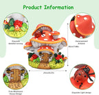 Mushroom Solar Lawn Figurine Light, Waterproof