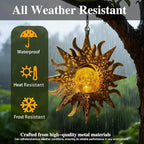 2-Pack Solar Pathway Lights, Waterproof LED Garden Lights