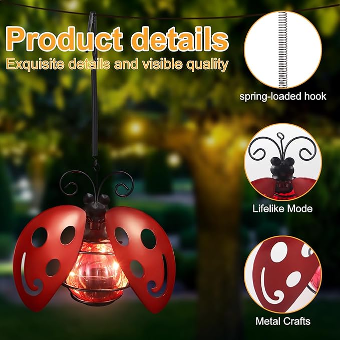 Moroccan Solar Hanging Lantern, Outdoor Pendant