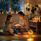 Courtyard Solar Hanging Lanterns 2-Pack, Charming Yard Decor