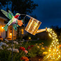 Solar Hummingbird Garden Statue Light, Outdoor Decor