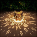 Hummingbird Solar Lantern Set, Rustic Porch Lighting
