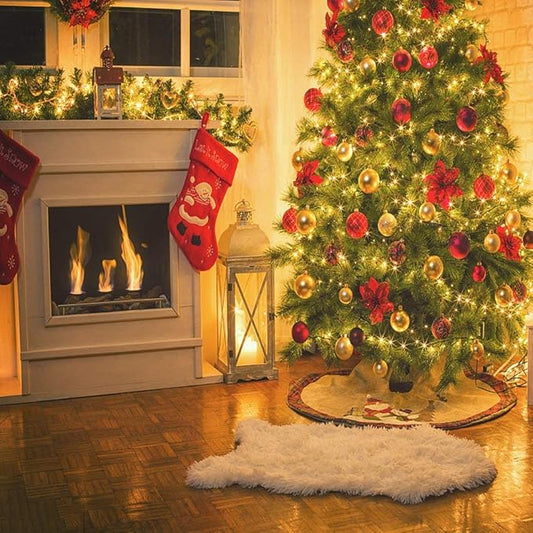 100 LED Christmas Twinkle Lights, 5ft Waterproof for Yard