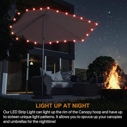 Remote Control Rope Lights, 4ft Color-Changing LED
