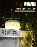 8ft RGB String Lights for Yard, Waterproof LED
