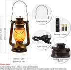 Garden Solar Hanging Lanterns 2-Pack, Charming Backyard Decor