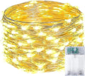 16ft Christmas LED String Lights, Waterproof Timer Lights