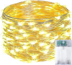 16ft Christmas LED String Lights, Waterproof Timer Lights