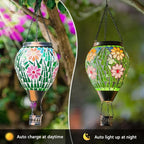 Flower Solar Lantern Set, Classic Garden Lighting