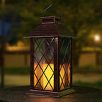 Courtyard Solar Porch Lanterns, Charming Waterproof LED