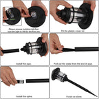 6-Pack Solar Landscape Lights for Yard