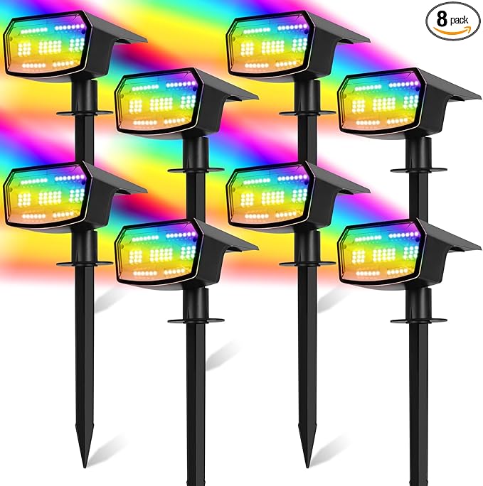Solar Landscape Spotlights, LED