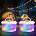 RGB Porch String Lights, 8ft Weatherproof LED